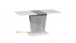 Трапезна маса Калипсо разтегателни бяло с бетон - изглед 2