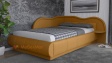 Тапицирана спалня 120/190 Марта с включен матрак ТЕД Кашмир Дрийм 120/190 горчица - изглед 1
