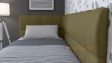 Тапицирано легло 90/200 Борко с включен матрак Бонел 90/200 зелен - изглед 3