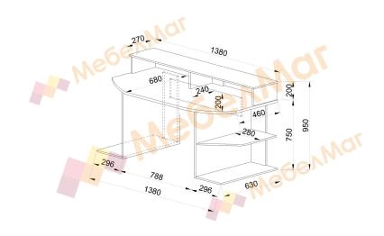 mebelmag-bg-biuro-oregon-sonoma-arven-sys-sivo-kobalt-glants-shema-s-razmeri.jpg