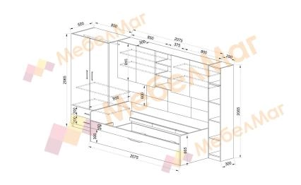 mebelmag-bg-detski-spalen-komplekt-demetra-dyb-artisan-s-late-i-byalo-glants-90-200-shema-s-razmeri.jpg