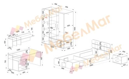 mebelmag-bg-detski-spalen-komplekt-tunis-tymna-sonoma-s-byalo-gladko-90-200-shema-s-razmeri.jpg