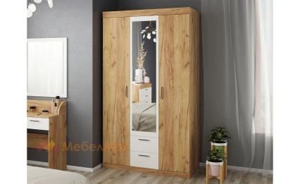 mebelmag-trikrilen-garderob-s-chekmedzheta-monik-zlaten-dyb-s-byalo-2.jpg