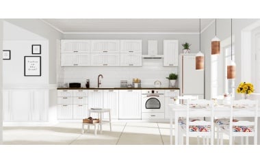 Как да създадем модерна кухня в бяло?