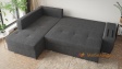 Ъглов диван Милан с посока графит - изглед 5