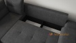 Ъглов диван Милан с посока графит - изглед 4