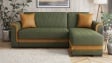 Ъглов диван Нютън универсален зелен с жълто - изглед 2