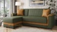 Ъглов диван Нютън универсален зелен с жълто - изглед 3