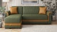 Ъглов диван Нютън универсален зелен с жълто - изглед 1