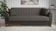 Комплект дивани за дневна Ялта сив с черно - изглед 2