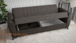 Комплект дивани за дневна Ялта сив с черно - изглед 4