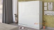 Гардероб Шайн с плъзгащи врати бял гланц - изглед 6