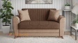 Комплект дивани за дневна Ялта кафяв с бежово - изглед 6