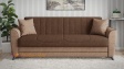 Комплект дивани за дневна Ялта кафяв с бежово - изглед 2