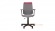 Работен стол Виктор сиво с червено - изглед 2
