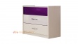Скрин Палермо бяло шагре с бяло гланц и лилав гланц - изглед 2