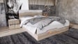 Спален комплект Дионис сатен с бяло гланц и сонома - изглед 4