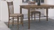 Трапезен стол Атина Каприз светъл орех - изглед 1