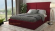 Тапицирана спалня Поля с включен матрак Бонел 160/200 червена - изглед 1