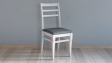 Трапезен стол Ремо бял - изглед 1