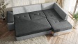 Ъглов диван Аланис с посока графит със сиво - изглед 4