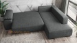 Ъглов диван Билбао с посока графит - изглед 4