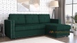 Ъглов диван Леонардо универсален зелен - изглед 1