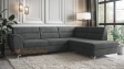 Ъглов диван Новара с посока графит - изглед 1