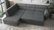 Ъглов диван Новара с посока графит - изглед 3