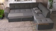 Ъглов диван Астра с посока графит със сиво - изглед 3