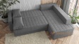 Ъглов диван Били с посока сив - изглед 5