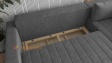 Ъглов диван Били с посока сив - изглед 4