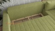 Ъглов диван Били с посока зелен - изглед 4