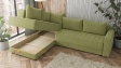 Ъглов диван Били с посока зелен - изглед 3