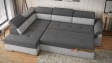 Ъглов диван Болеро XL с посока графит със сиво - изглед 4