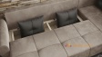 Ъглов диван Темпо с посока сив с графит - изглед 3