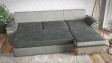 Ъглов диван Глория с посока графит със сиво - изглед 3