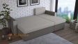 Ъглов диван Джулия универсален сиво с графит - изглед 3