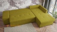Ъглов диван Кристина с посока зелен със сиво - изглед 5
