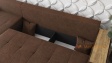 Ъглов диван Лас Вегас Лукс с посока кафяв с бежово - изглед 4