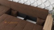 Ъглов диван Лас Вегас Лукс с посока кафяв с бежаво - изглед 4