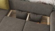 Ъглов диван Малина универсален сив с пистачо - изглед 5