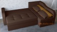Ъглов диван Масина с посока кафяв с горчица - изглед 5