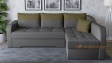 Ъглов диван Масина с посока сив със зелено - изглед 1