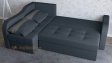 Ъглов диван Масина с посока син със сиво - изглед 5