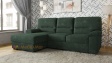 Ъглов диван Миранда с посока зелен - изглед 1