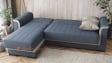 Ъглов диван Нютън универсален нейви със светло сиво - изглед 6