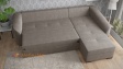 Ъглов диван Полина с посока графит със сиво - изглед 4