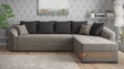 Ъглов диван Полина с посока графит със сиво - изглед 2