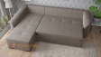 Ъглов диван Полина с посока графит със сиво - изглед 4
